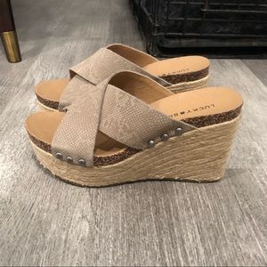 Lucky Brand Wedge Sandals